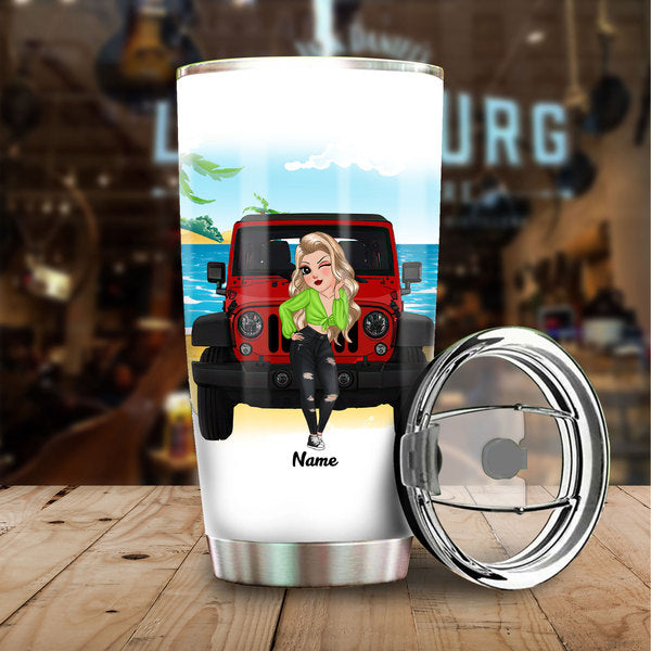 89Customized This Is My Jeep No You Can't Drive It Personalized Tumbler