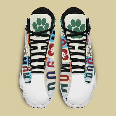 89Customized Dog mom Customized White Air JD13 Shoes