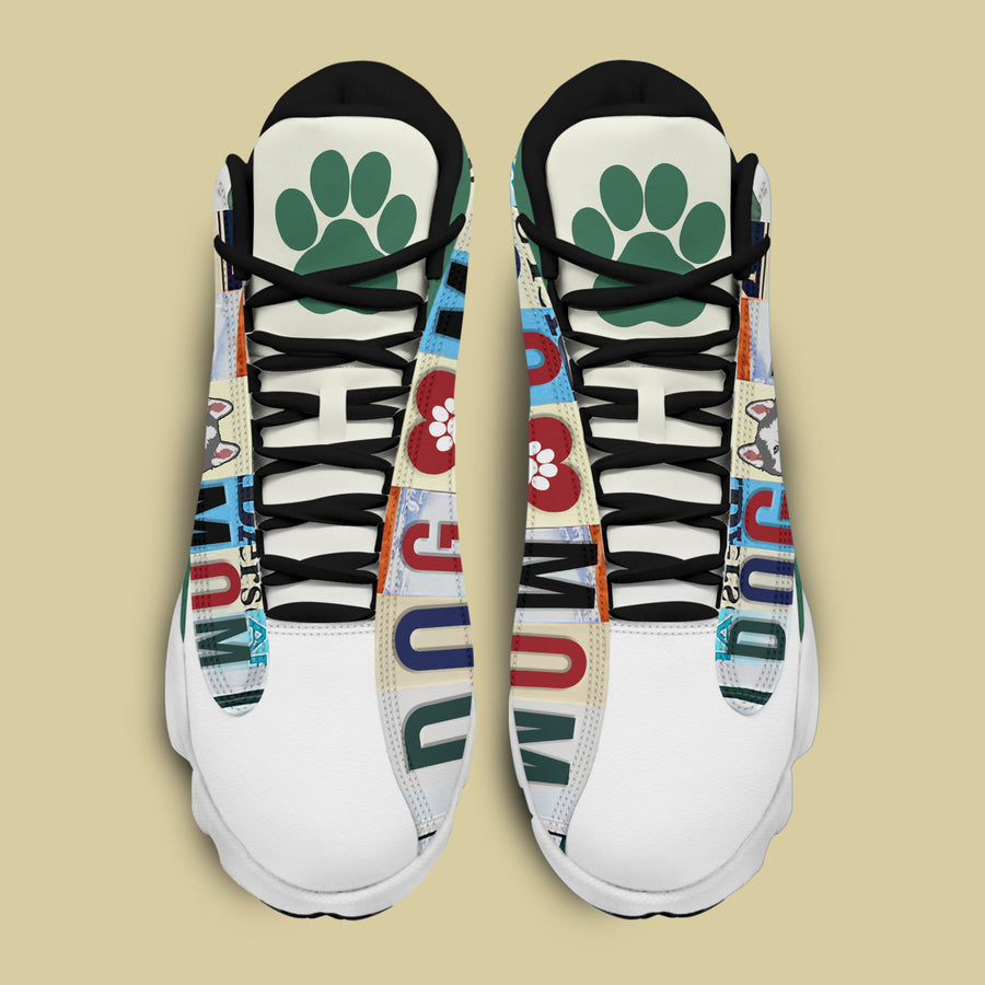 89Customized Dog mom Customized White Air JD13 Shoes