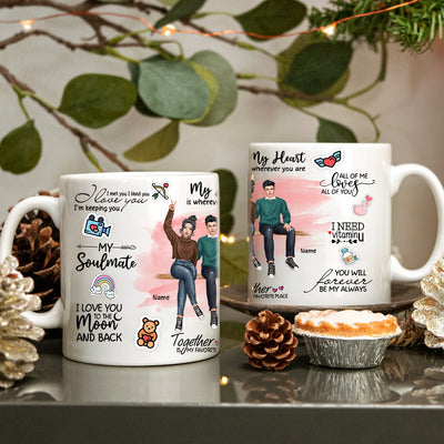 89Customized Love Couple Personalized Mug