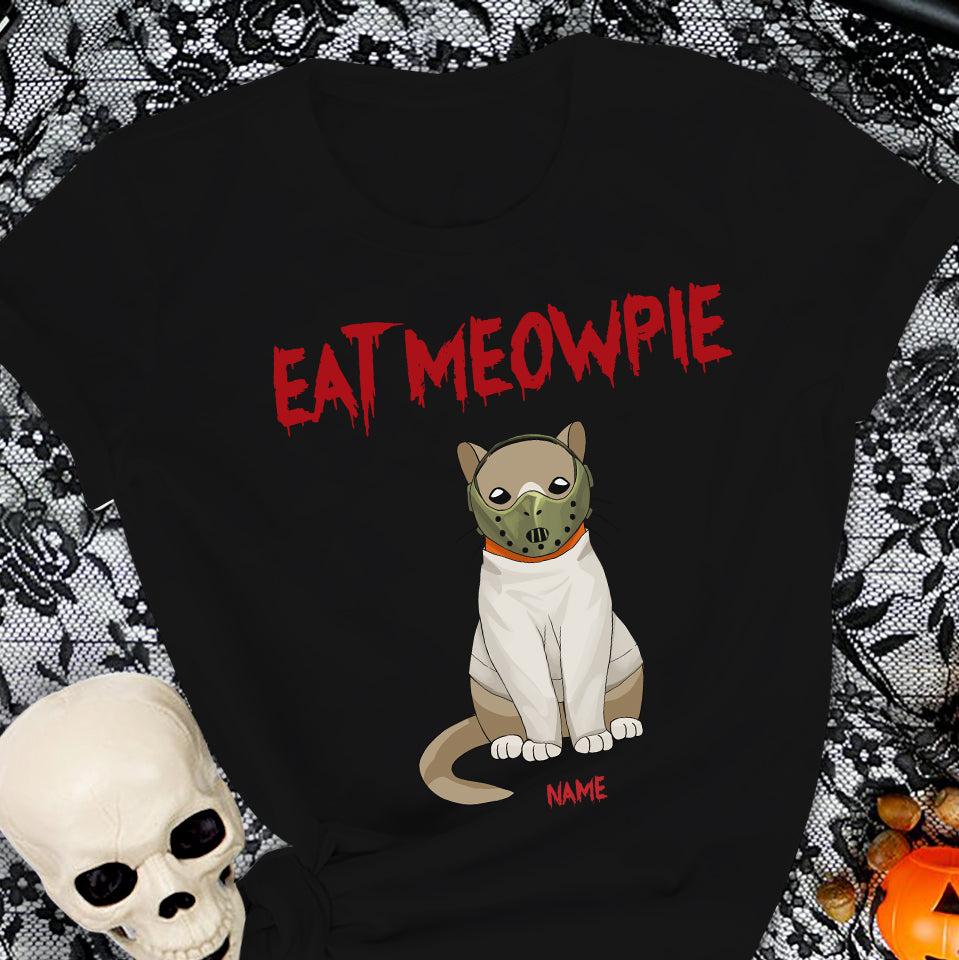 89Customized Horror Movie Characters Cats Halloween Cats Shirt