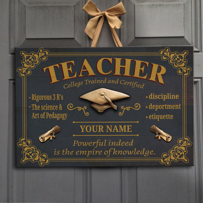 89Customized Personalized Teacher Pallet Sign