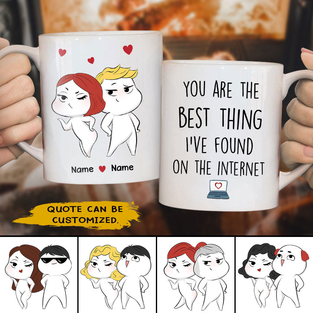 89Customized I love every bone in your body but there's one I'm particularly fond of | Naughty and Funny Couple Personalized Mug