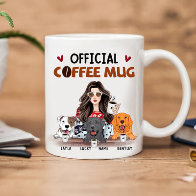 89Customized Official Coffee Mug Dog Lover Personalized