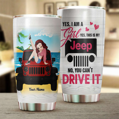 89Customized This Is My Jeep No You Can't Drive It Personalized Tumbler