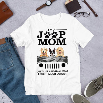 89Customized Personalized 2D Shirt Jeep Dog Mom Normal Except Much Cooler