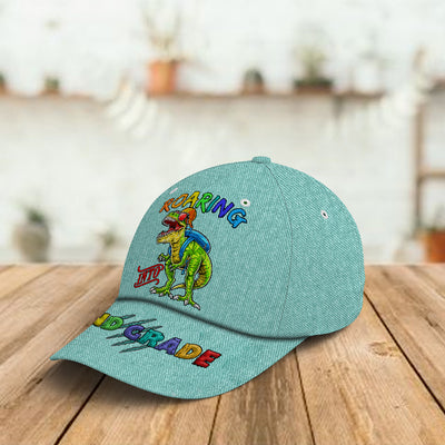 89Customized Roaring into school personalizde 3D cap