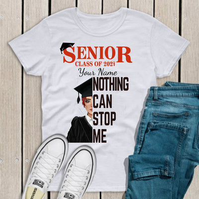 89Customized Senior 2021 graduation personalized shirt