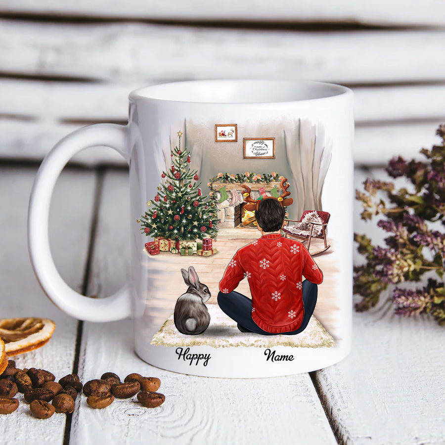 89Customized Life is better with my rabbits Personalized Mug