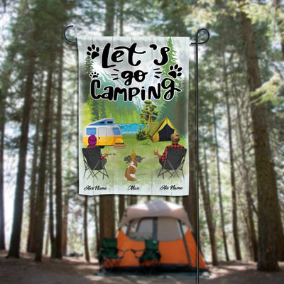 89Customized Drive slow drunk campers matter dog Customized Flag