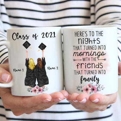 89Customized Personalized Mug Best Friends Graduation 2021