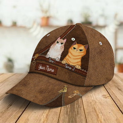 89Customized Cat Lovers Personalized Cap