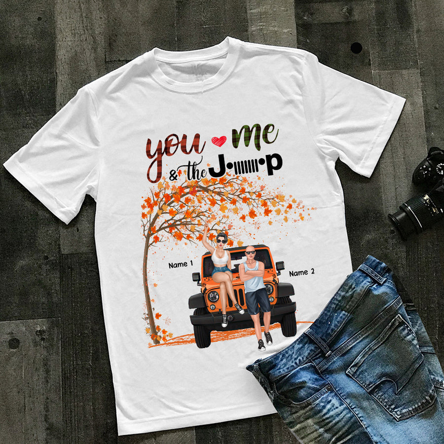 89Customized You Me & The Jeep Personalized Shirt