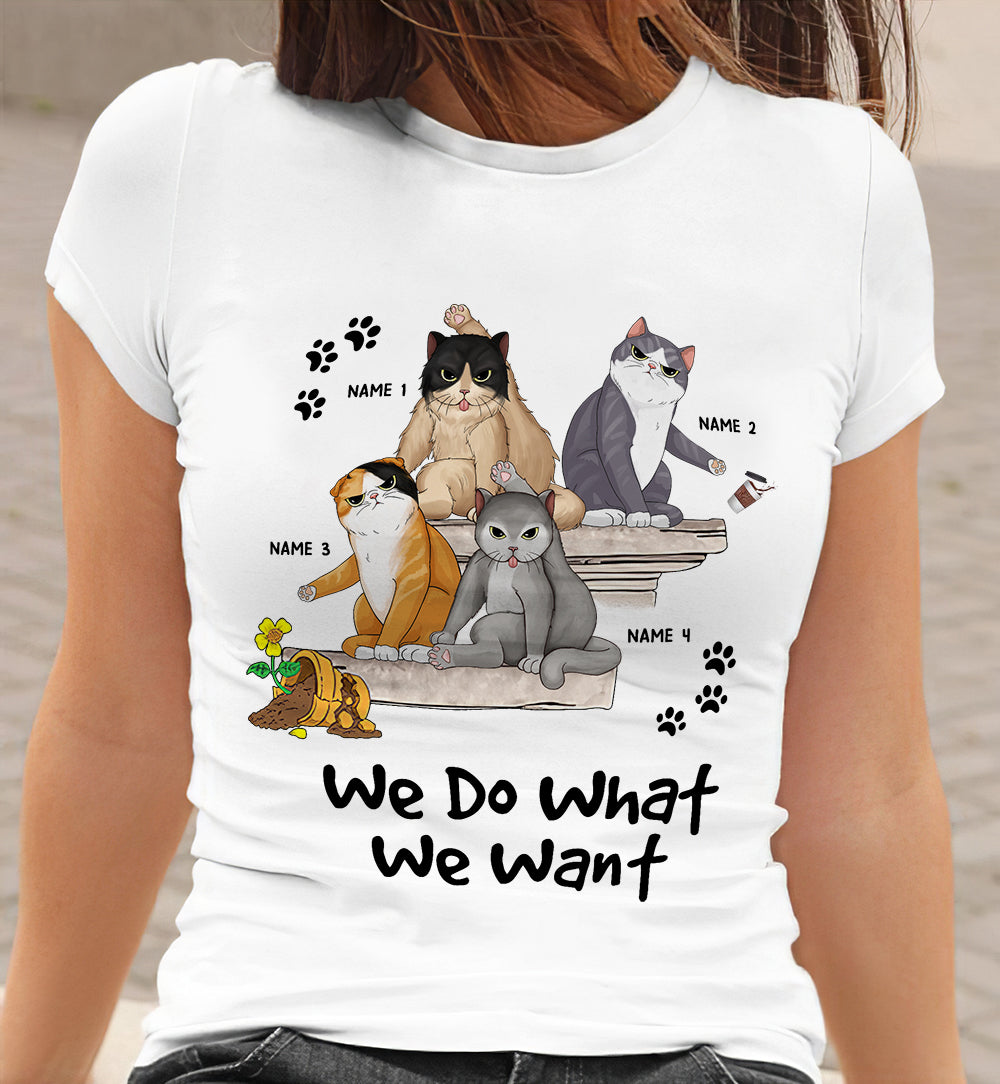 89Customized I do what I want Personalized Shirt