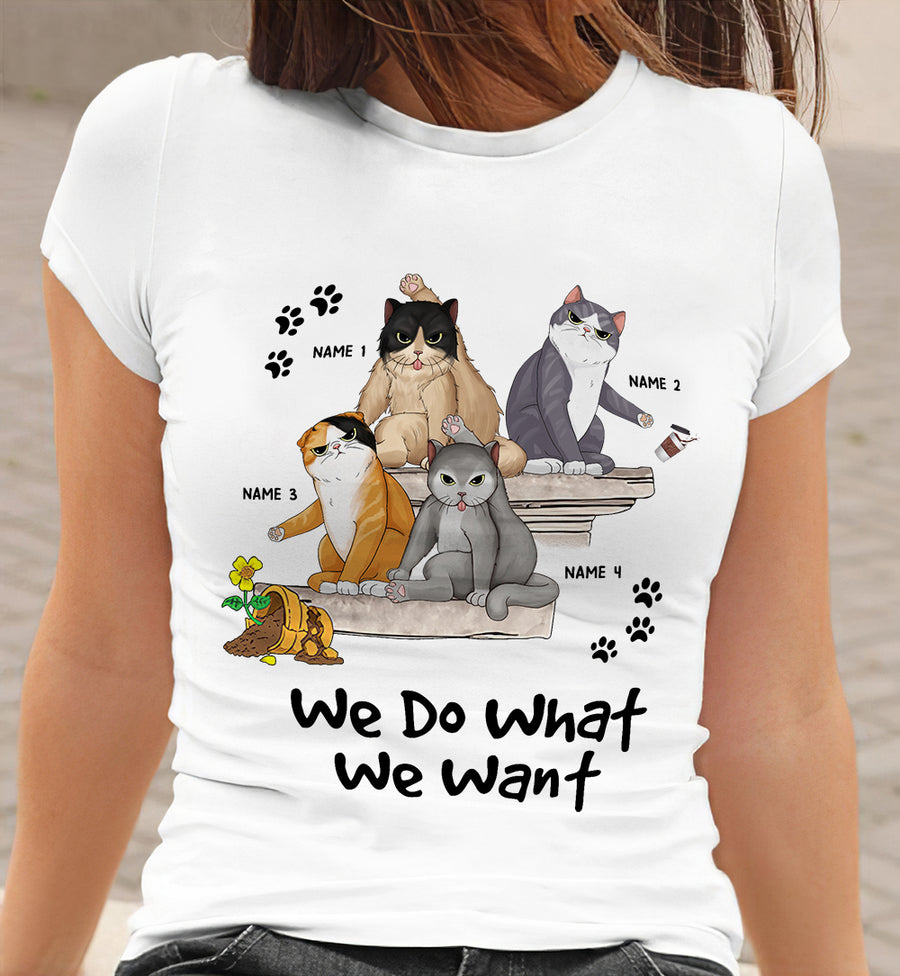 89Customized I do what I want Personalized Shirt