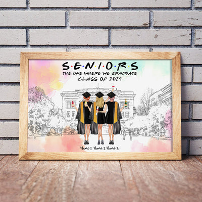 89Customized Personalized Poster Senior Friends The One 2021