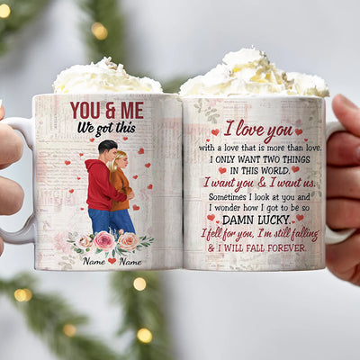 89Customized I love you more than the bad days ahead of us Valentine's Day Gift for Lovers Husband Wife Couple Personalized Mug