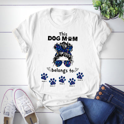 89Customized Personalized Shirt Family Dog Mom
