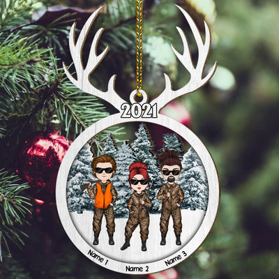 89Customized Hunting Personalized Ornament