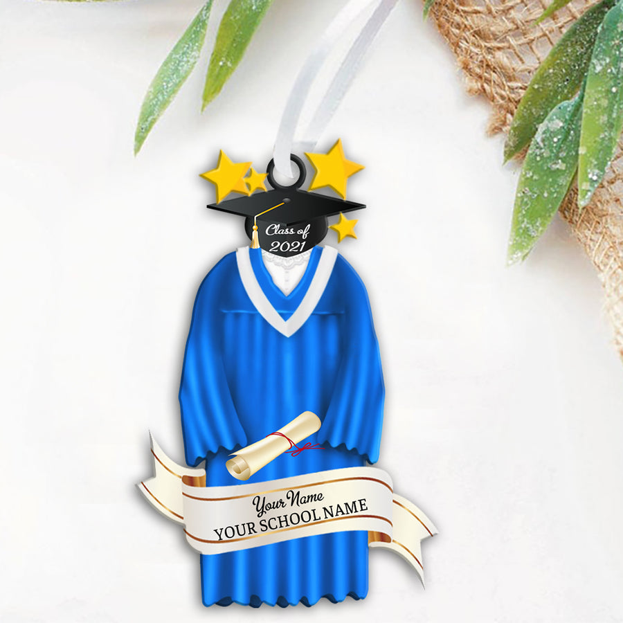 89Customized Personalized Ornament Gown Class Of 2021