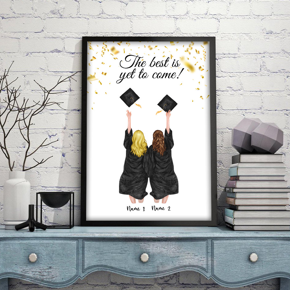 89Customized Personalized Poster Best Friends Graduation 2021