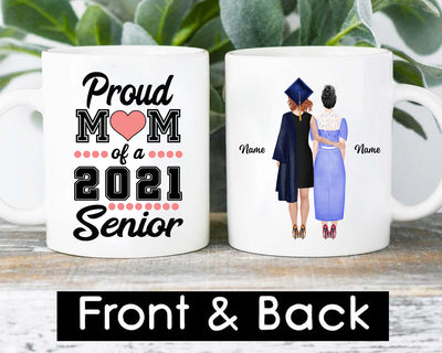89Customized Personalized Mug Proud Mom Daughter Senior 2021