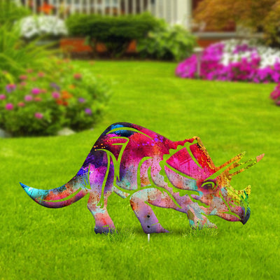 89Customized Dinosaur Metal Garden Art