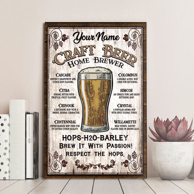 89Customized Craft Beer Home Brewer Customized Pallet Sign