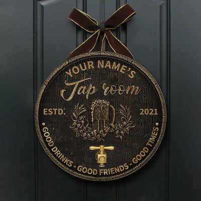 89Customized Tap Room Customized Wood Sign