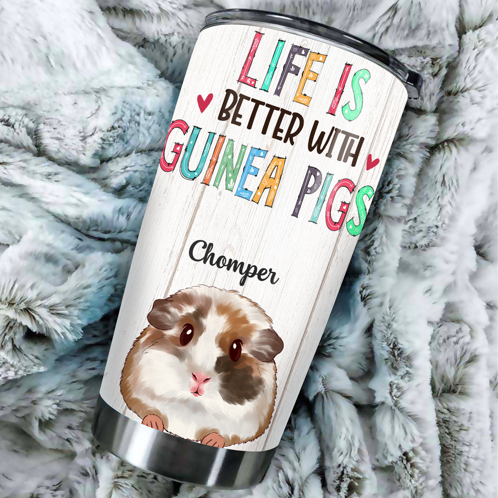 89Customized Guinea Pig Mom Personalized Tumbler
