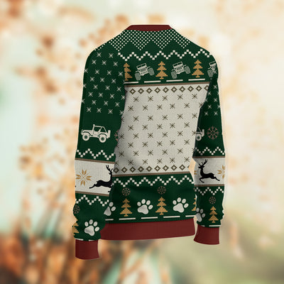 89Customized A girl her dogs & her jeep it's a beautiful thing 3 Customized Ugly Sweater