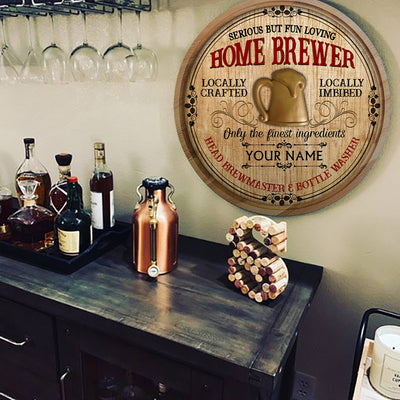 89Customized Home Brewer Customized Wood Sign