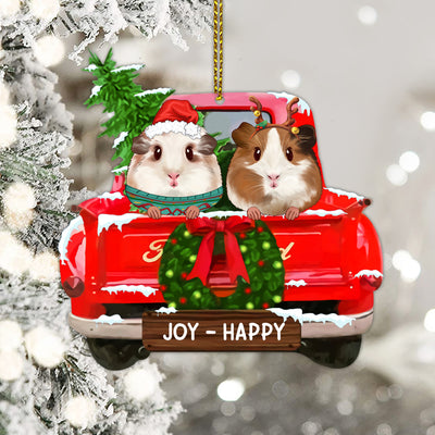 89Customized Guinea Pig Lovers Personalized Ornament