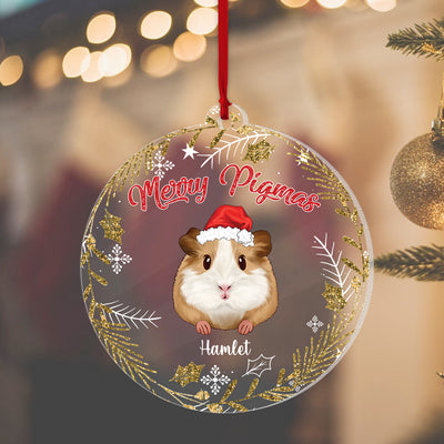 89Customized Merry Pigmas Personalized Ornament
