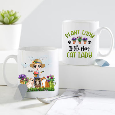 89Customized Plant lady is the new cat lady Personalized Mug