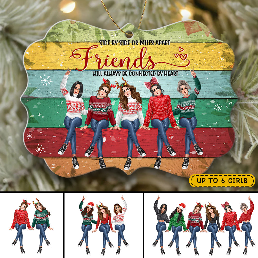 89Customized Our Friendship Is A True Blessing To Me Personalized One Sided Ornament