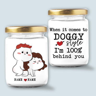 89Customized Naughty Couple Personalized Candle