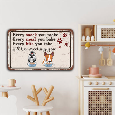 89Customized Personalized Printed Metal Sign Every Snack