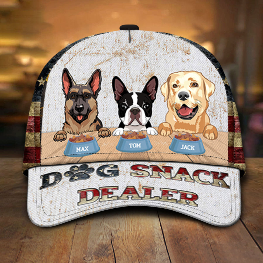 89Customized Dog snack Dealer personalized classic cap