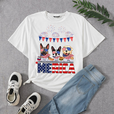 89Customized Merica Dog Customized Shirt