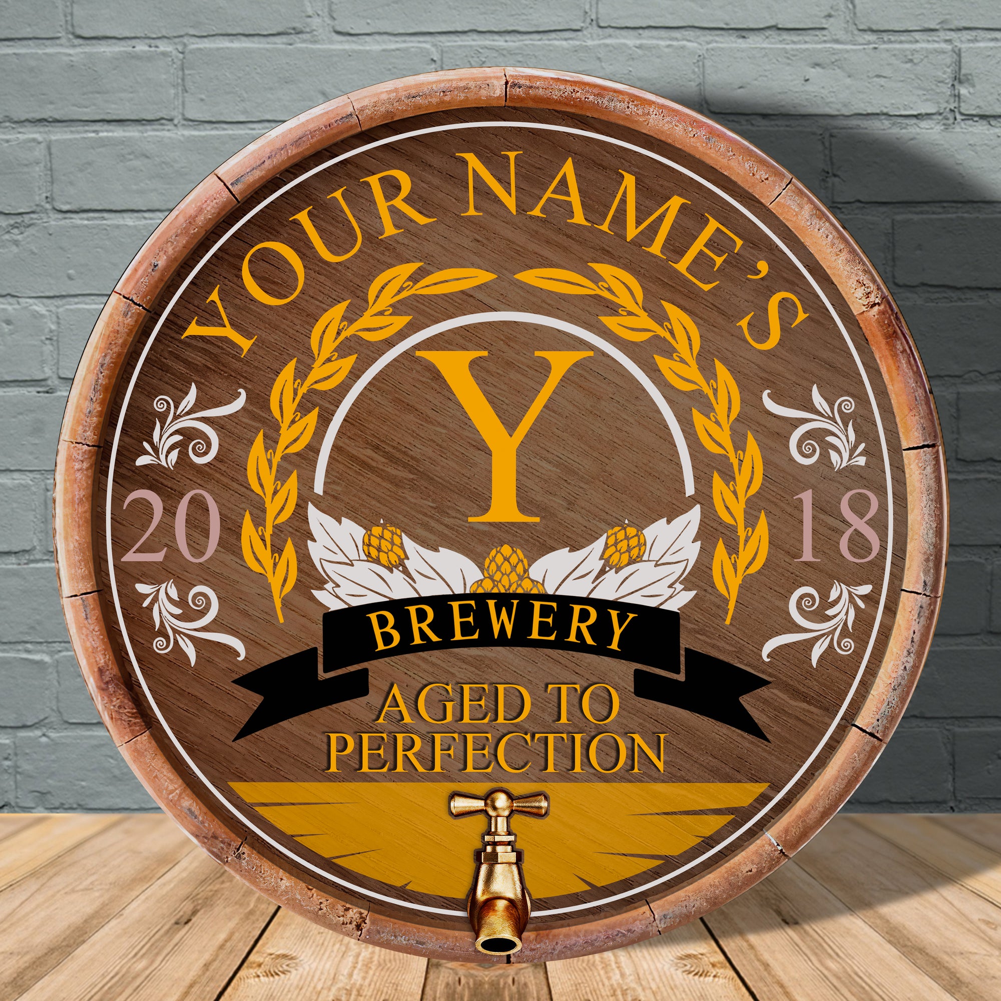 Brewery for Beer Lovers Customized Wood Sign