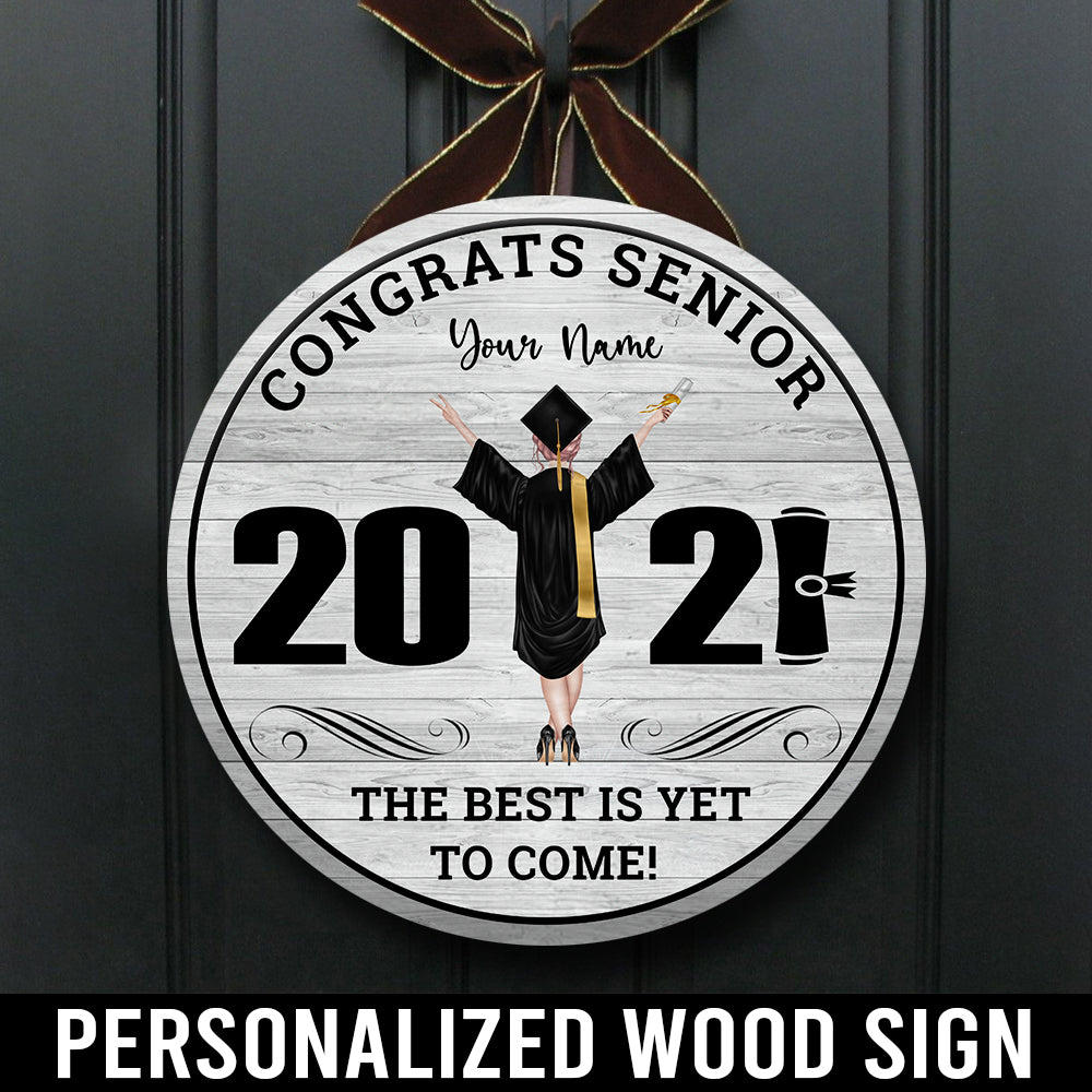 89Customized Personalized Wood Sign The Best Is Yet To Come 2021