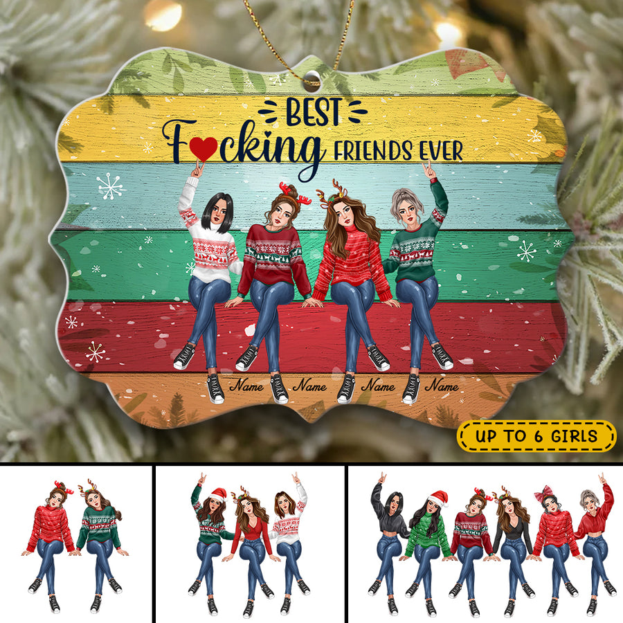 89Customized Our Friendship Is A True Blessing To Me Personalized One Sided Ornament