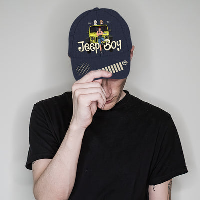 89Customized Jeep Husband/Jeep Wife Personalized Cap
