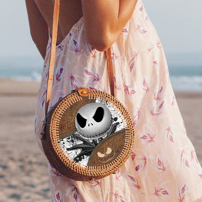 89 Customeized Nightmare rattan straw bag