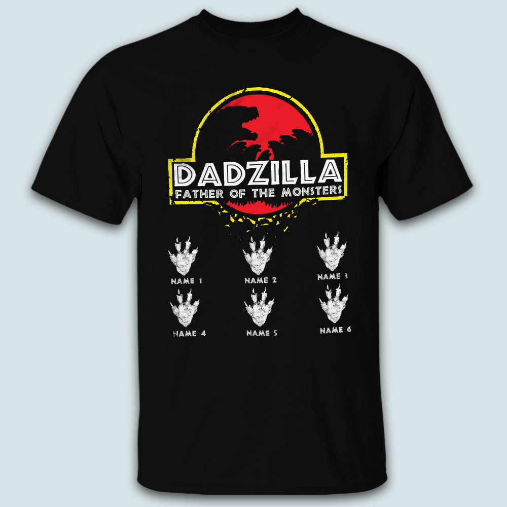 89Customized Dadzilla father of the monsters personalized shirt