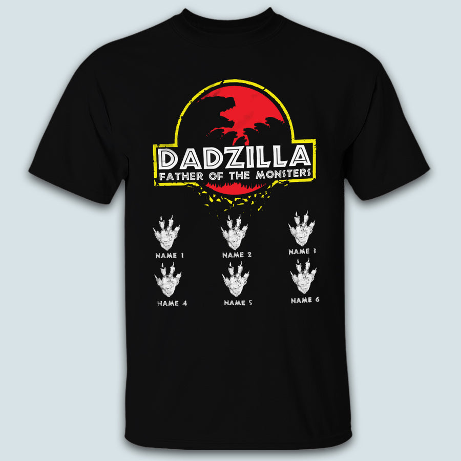 89Customized Dadzilla father of the monsters personalized shirt
