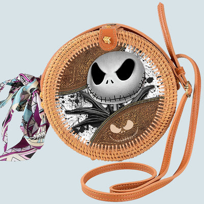 89 Customeized Nightmare rattan straw bag