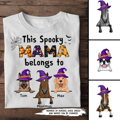 89Customized-This Spooky Mama Belongs To Shirt