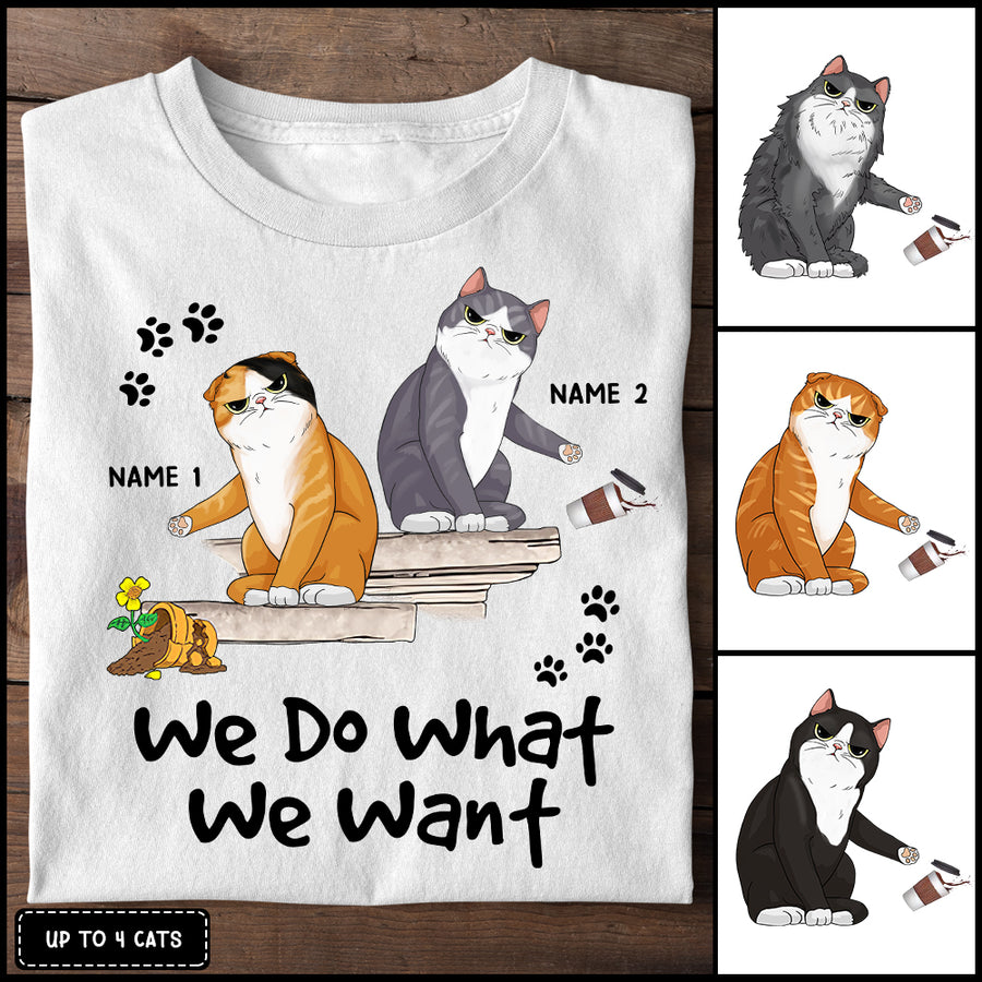 89Customized I do what I want Personalized Shirt